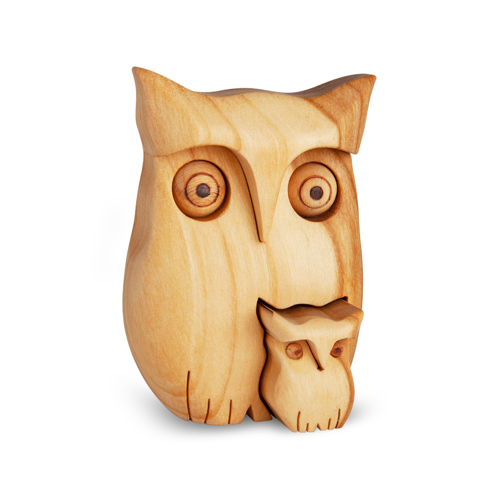 Eule Gr. 3 mit einem Kind