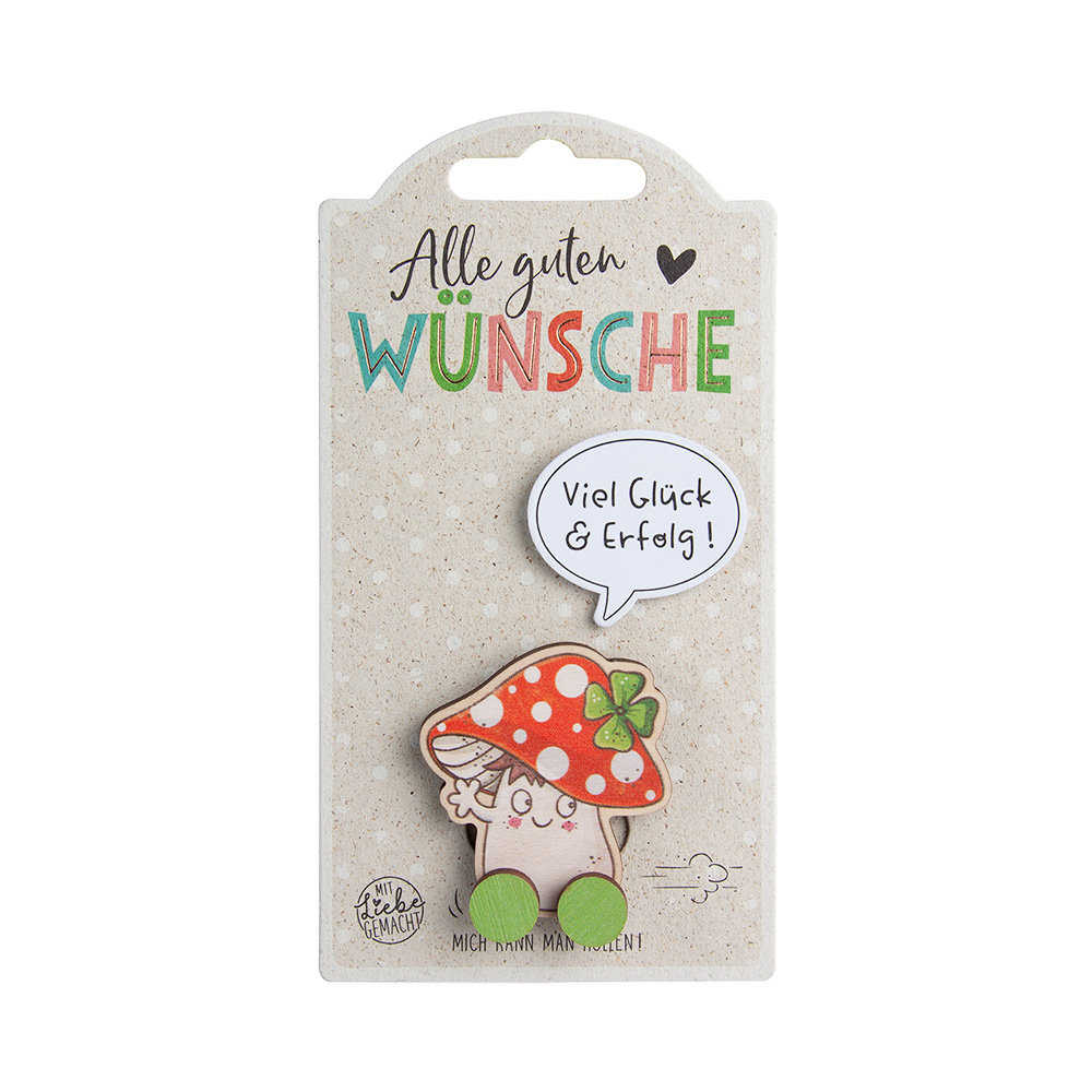 Rollies A - Wünsche: Pilz "Viel Glück & Erfolg!"