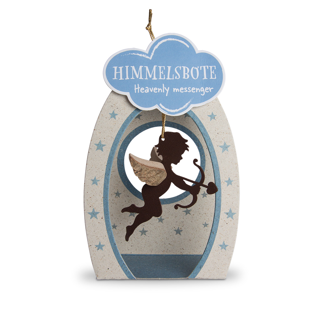 Himmelsbote - Rost-Engel mit Pfeil und Bogen