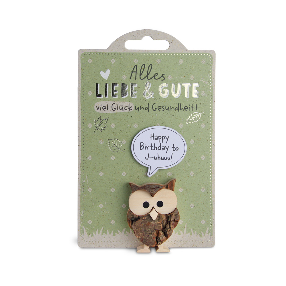 HappyAnimals - Alles Liebe…, Eule: "Happy..."