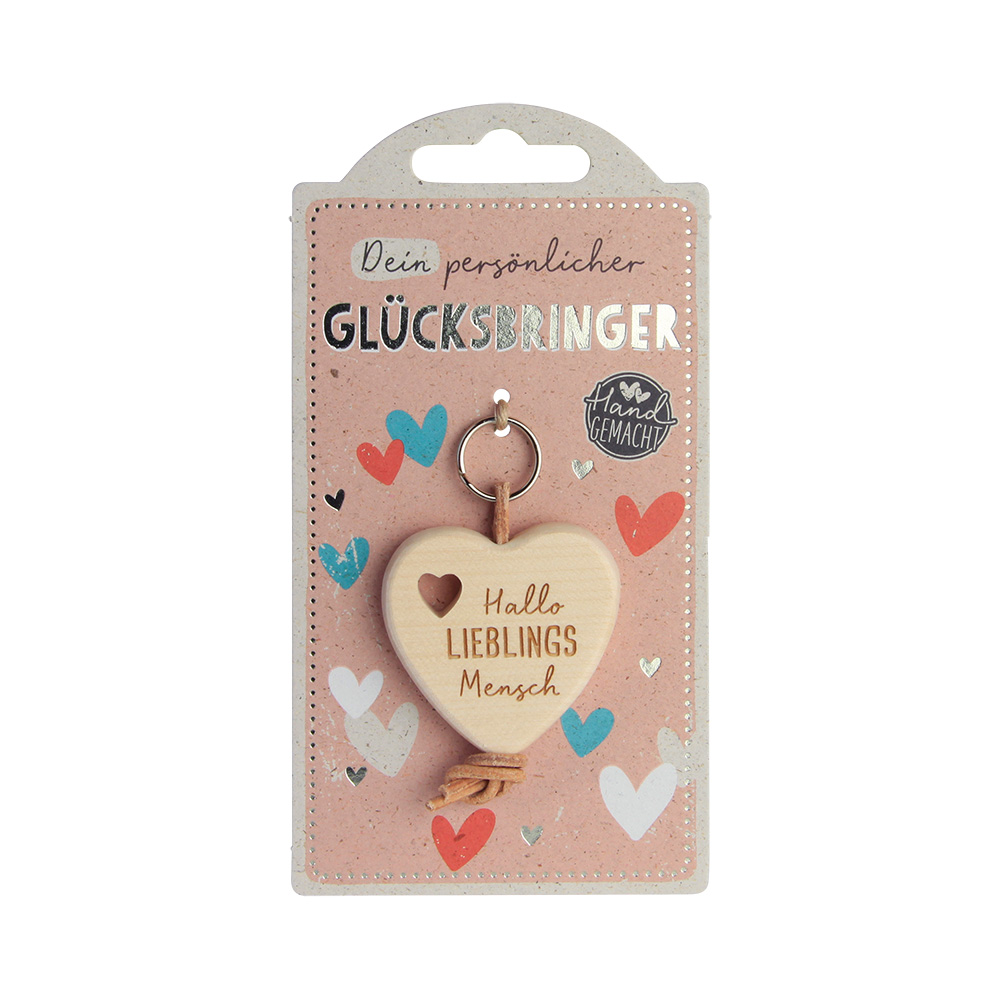 LuckyKeys: Herz "Hallo Lieblings..."