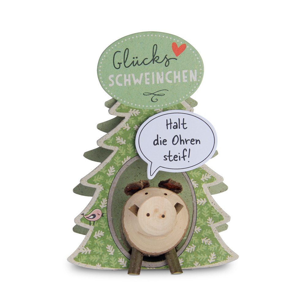 Glücksschweinchen Wildschweinchen: "Halt die..."