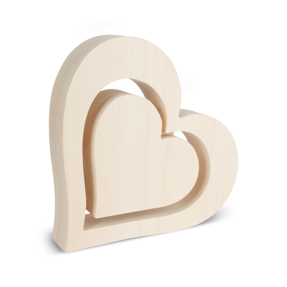 Herz in Herz ohne Gravur