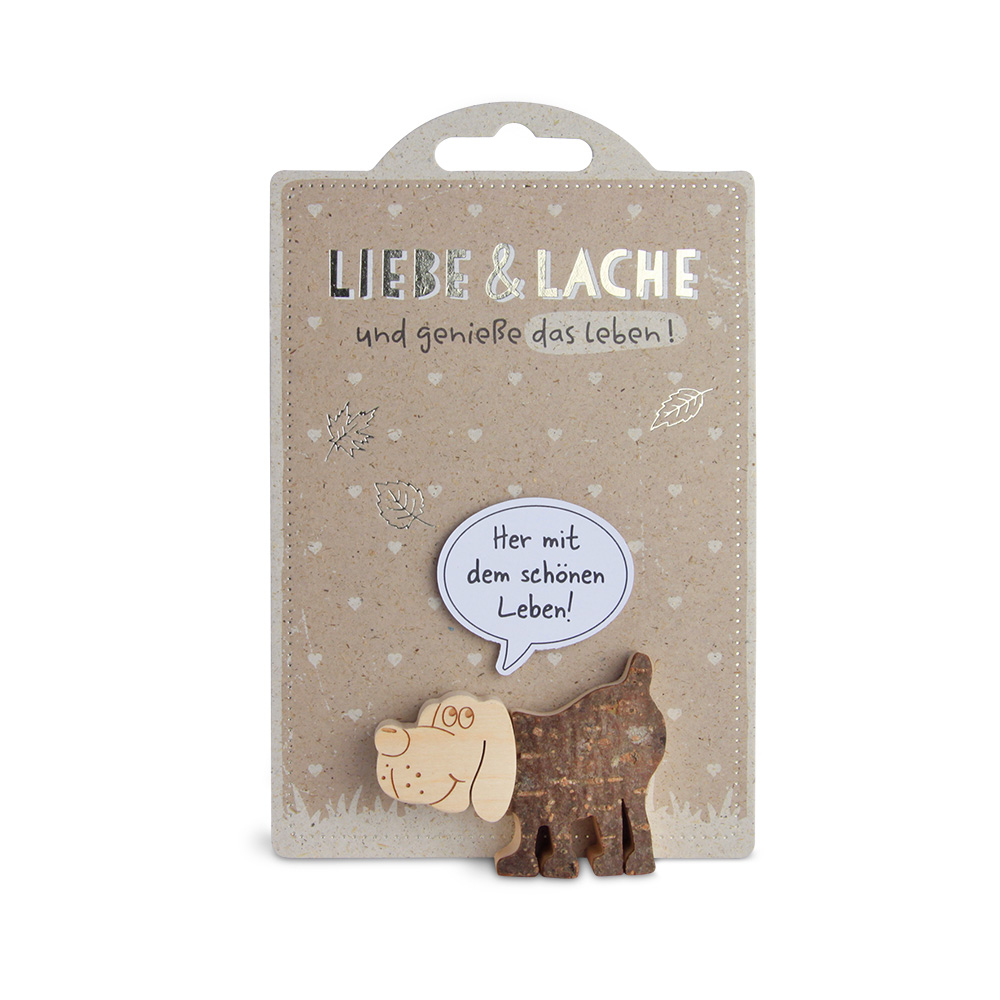 HappyAnimals - Liebe, Lache…, Hund: "Her mit…."