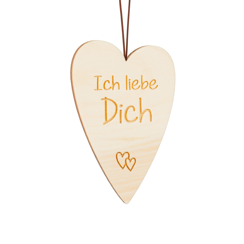 Anh. Zirben-Herz Typ 1: "Ich liebe Dich"