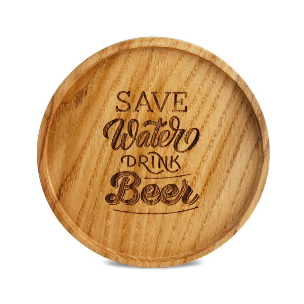 Untersetzer "Save Water Drink Beer"