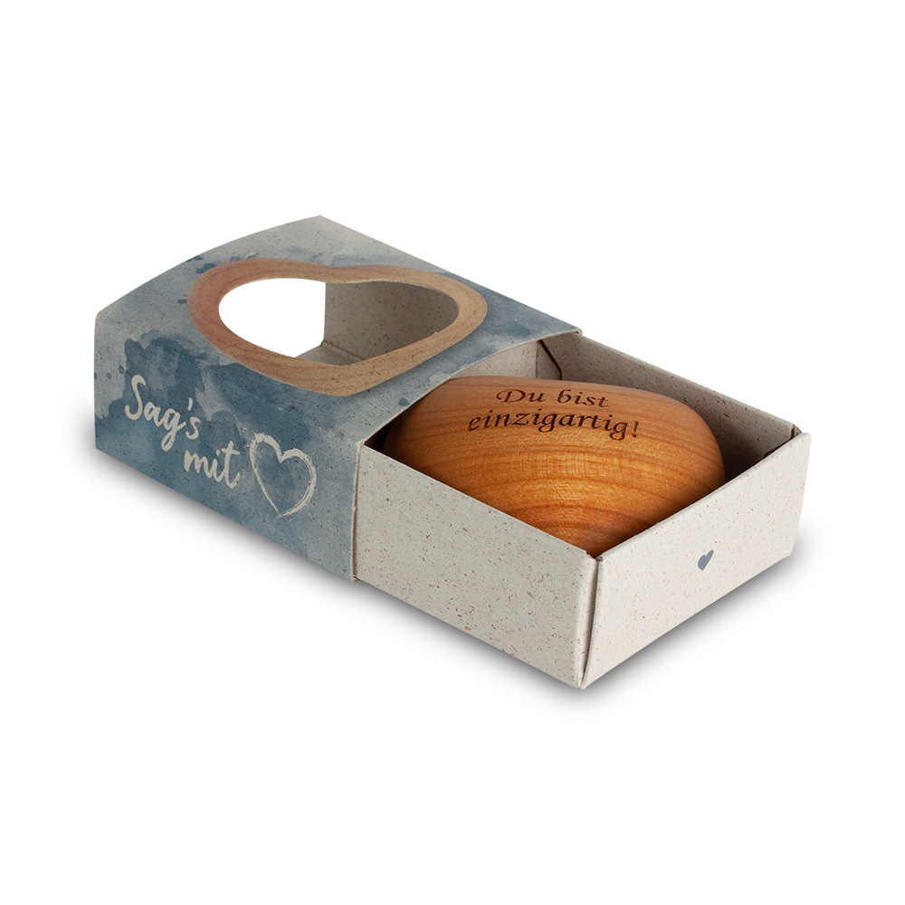 Herz symmetrisch Gr. 1: "Ich liebe Dich!"