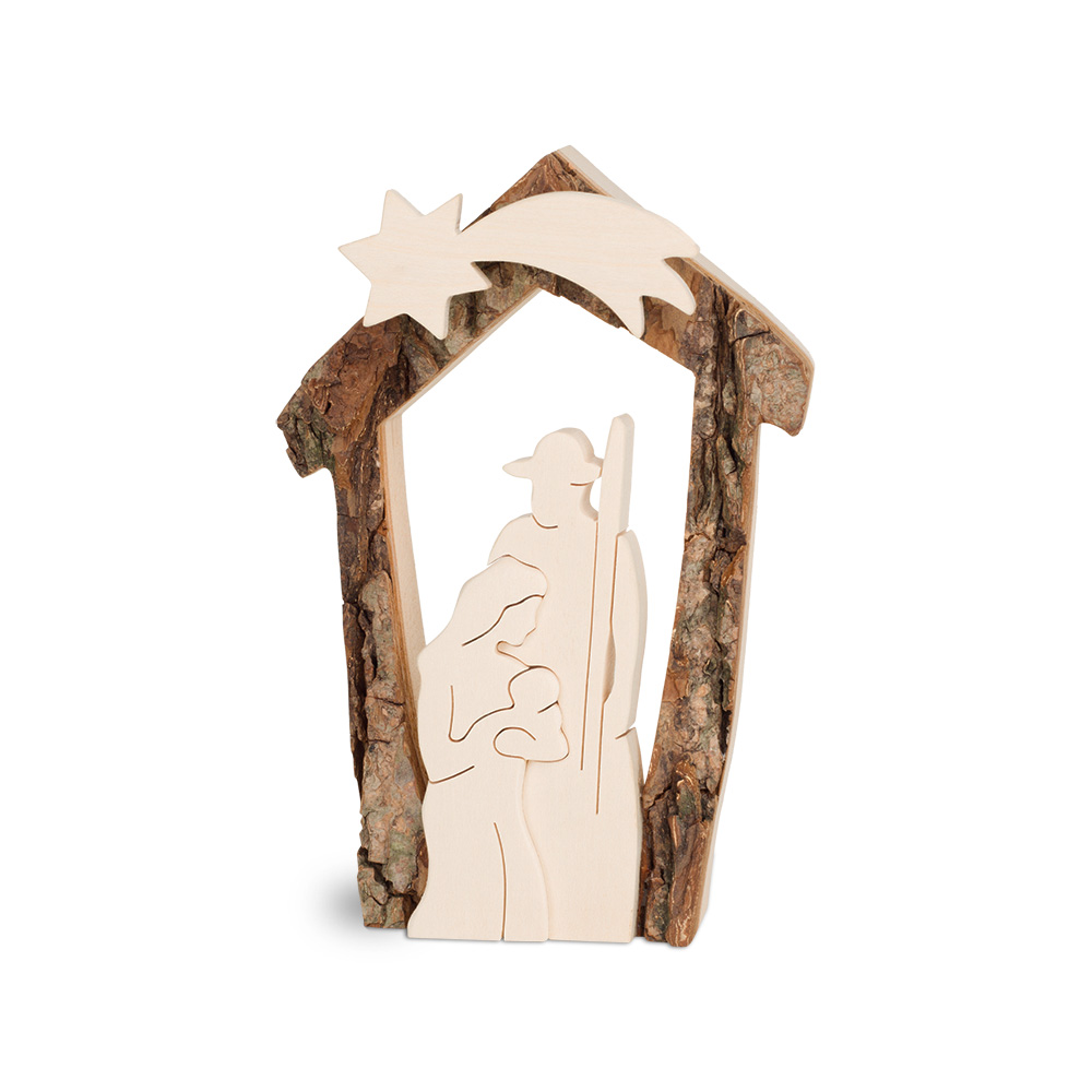 Rindenkrippe Maria und Josef Gr. 2