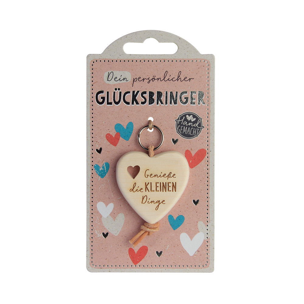 LuckyKeys: Herz "Genieße die kleinen Dinge"