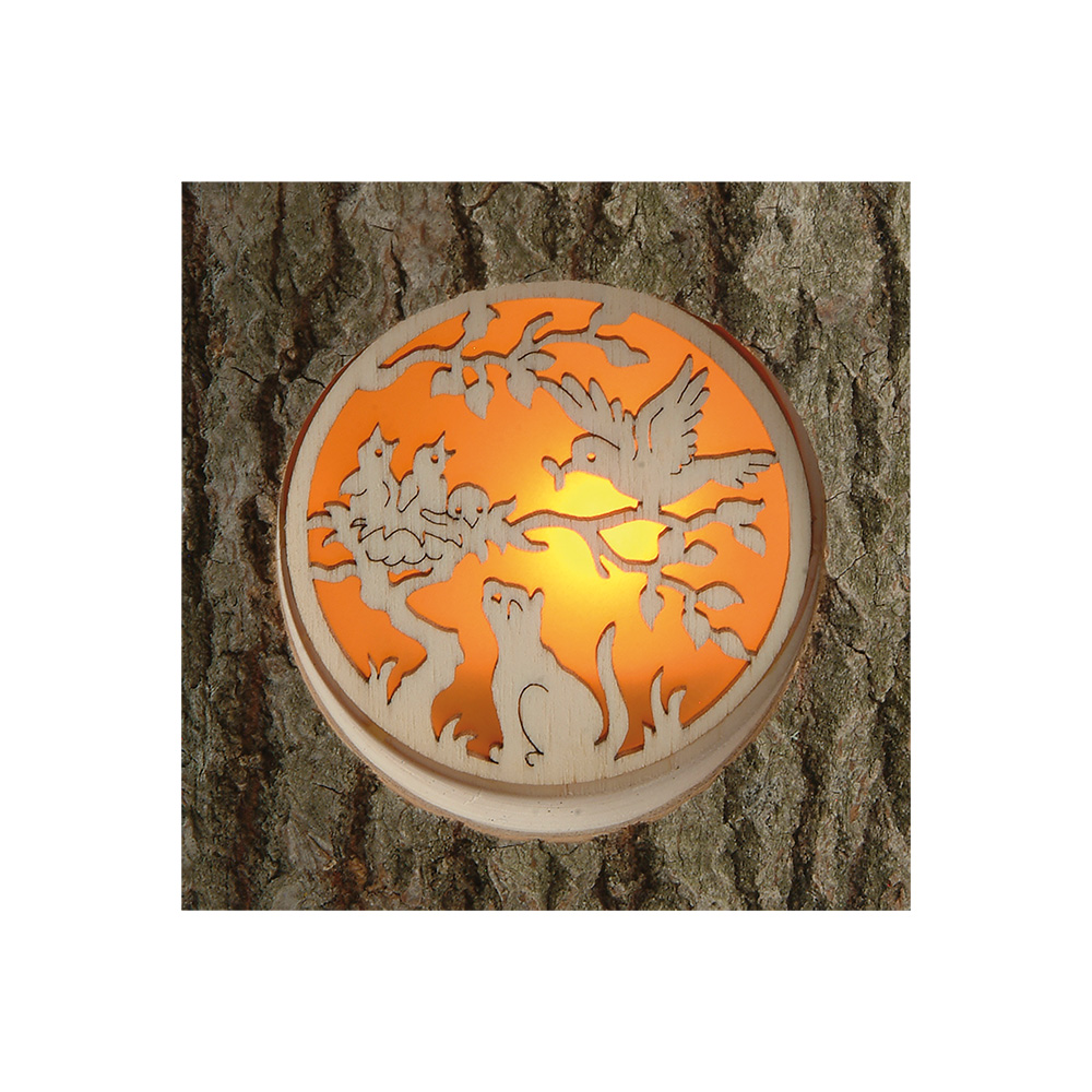 Stimmungsleuchter Gr. 2 mit 3 Jahresmotiven