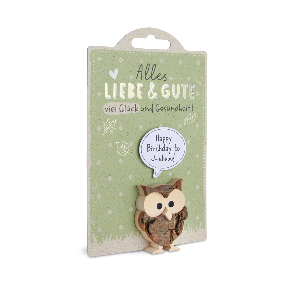 HappyAnimals - Alles Liebe…, Eule: "Happy..."