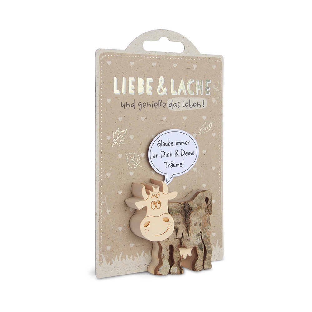 HappyAnimals - Liebe, Lache…, Kuh: "Glaube..."