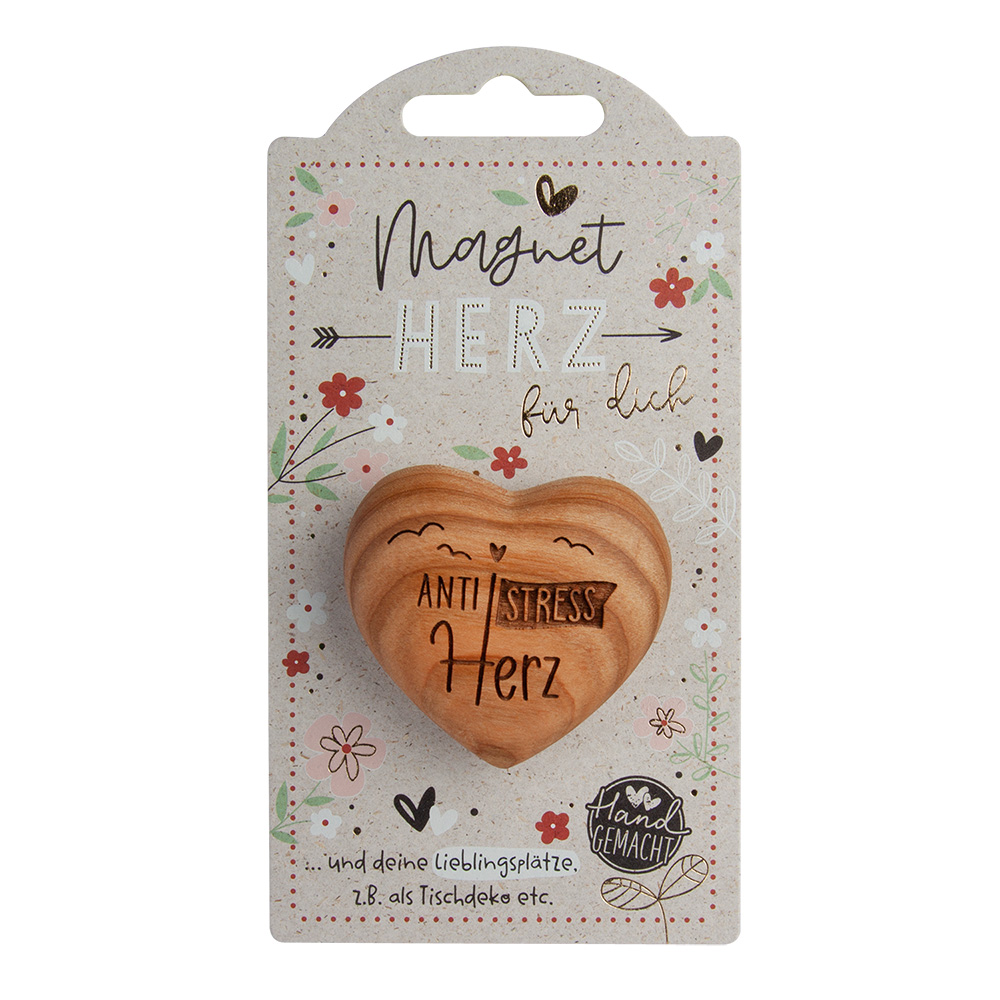 LovelyHearts - mit Magnet: "Anti-Stress Herz"