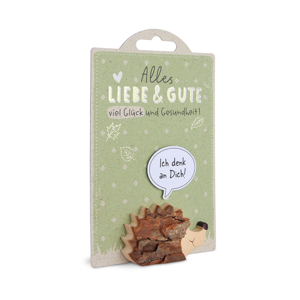 HappyAnimals - Alles Liebe..., Igel: "Ich denk..."