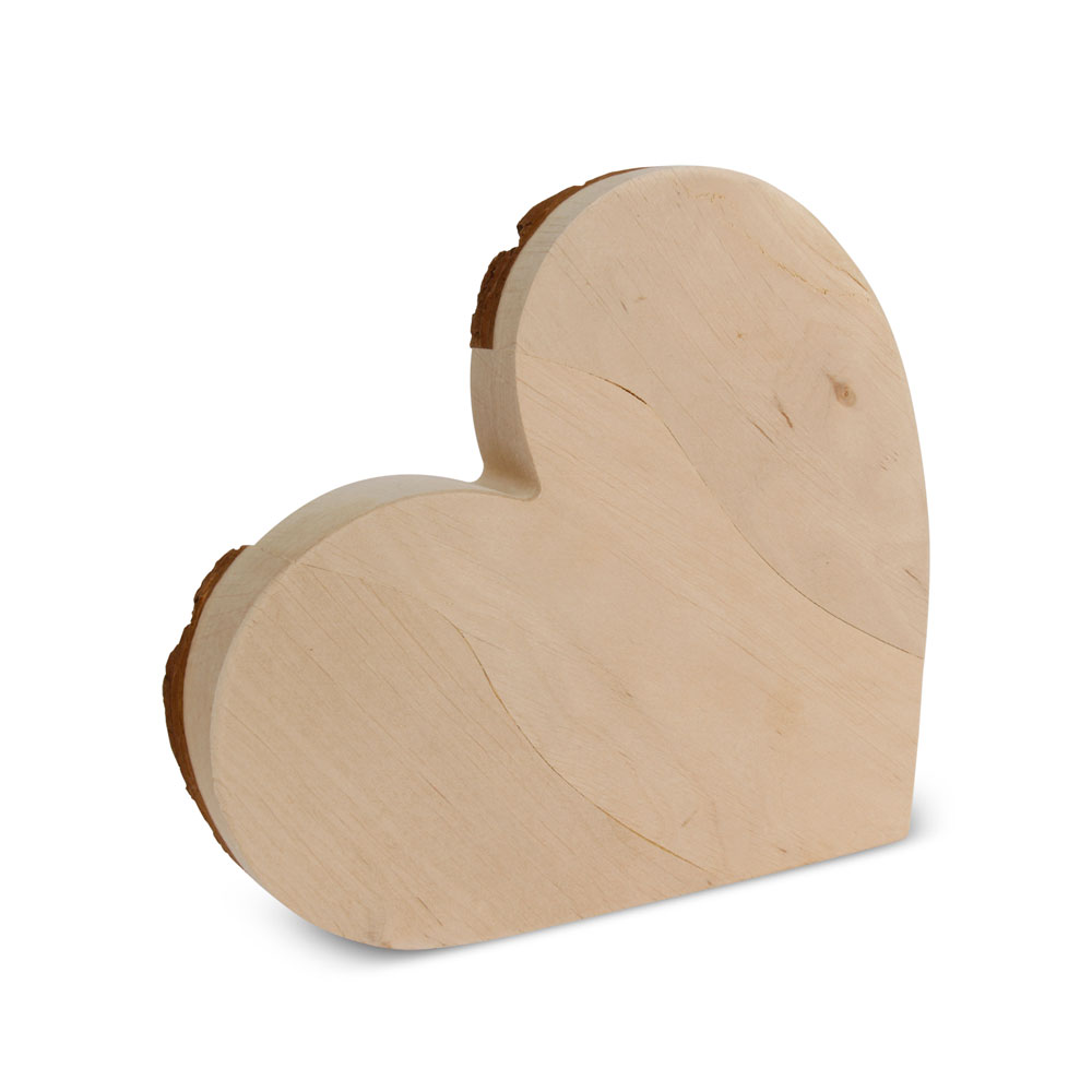 Rindenherz ohne Gravur