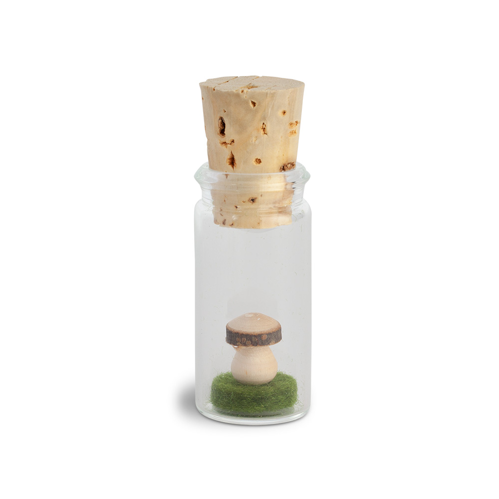 Glückspilz im Miniglas