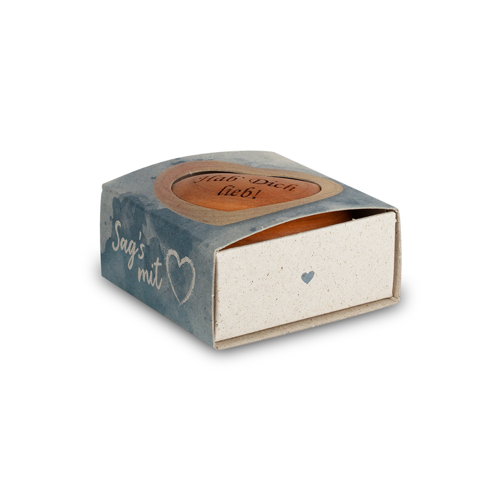 Herz symmetrisch Gr. 1: "Du bist einzigartig!"