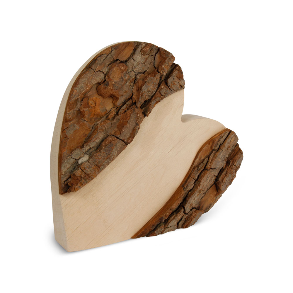 Rindenherz ohne Gravur