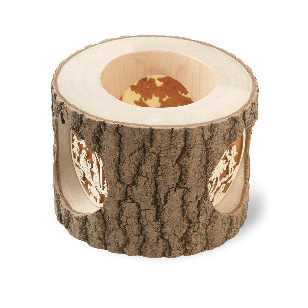 Stimmungsleuchter Gr. 2 mit 3 Weihnachtsmotiven