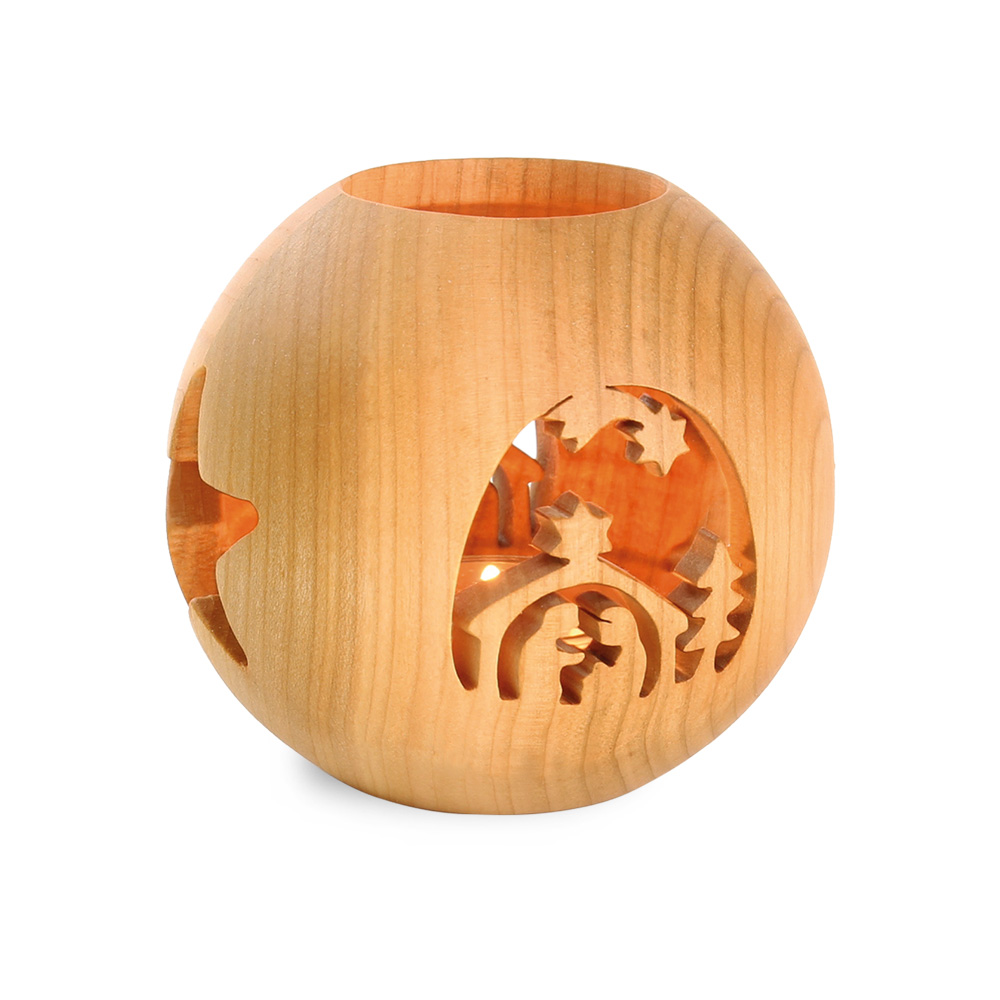 Kugelwindlicht Typ 1 handgesägt: Krippe