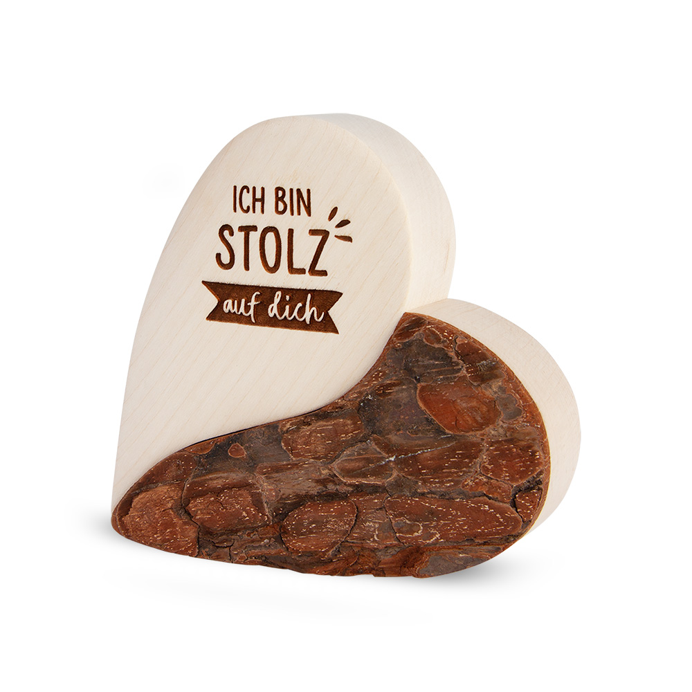 Rindenherz Yin-Yang Gr. 2: "Ich bin stolz auf..."