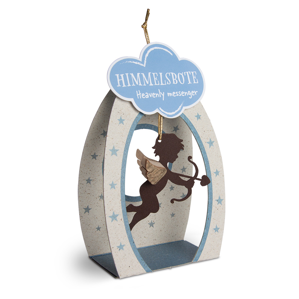 Himmelsbote - Rost-Engel mit Pfeil und Bogen