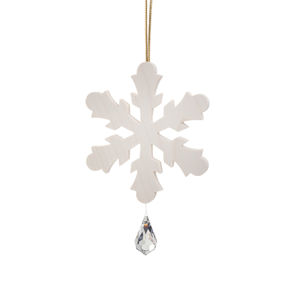 Schneeflocke mit Kristall Typ 2