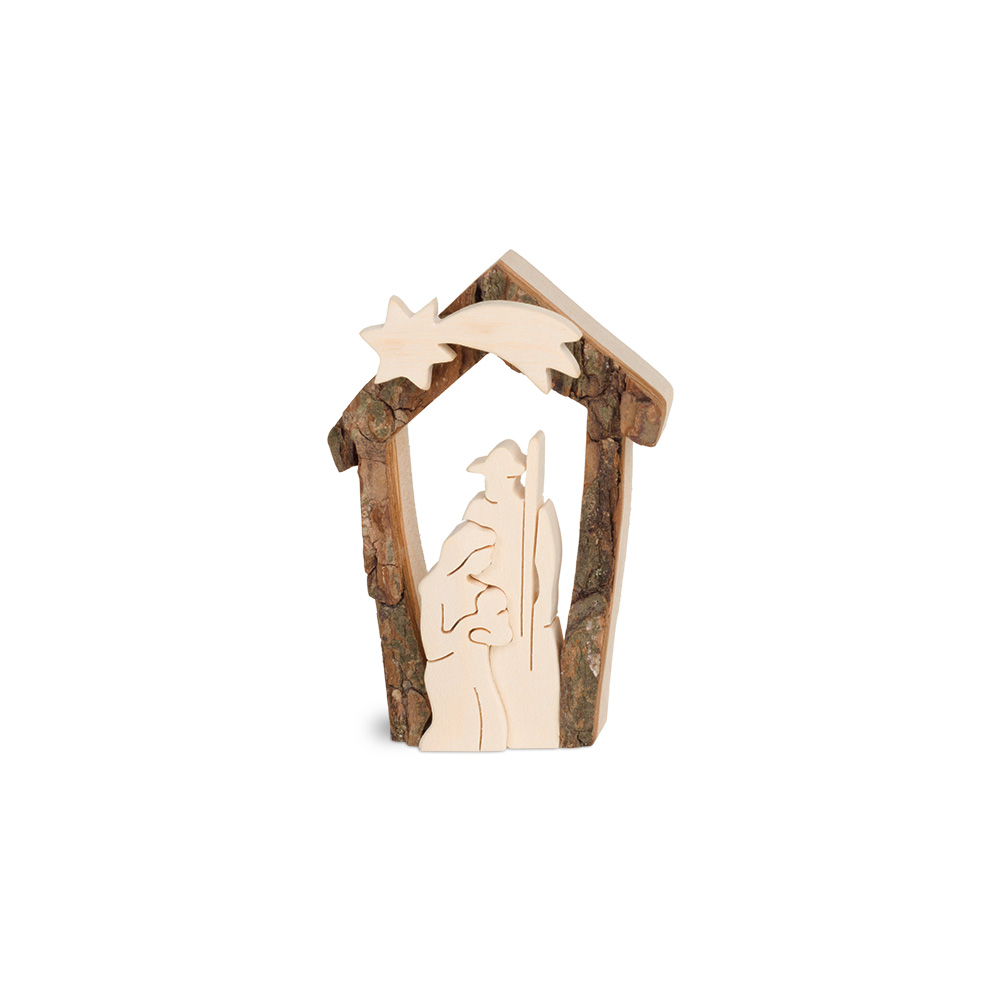 Rindenkrippe Maria und Josef Gr. 1