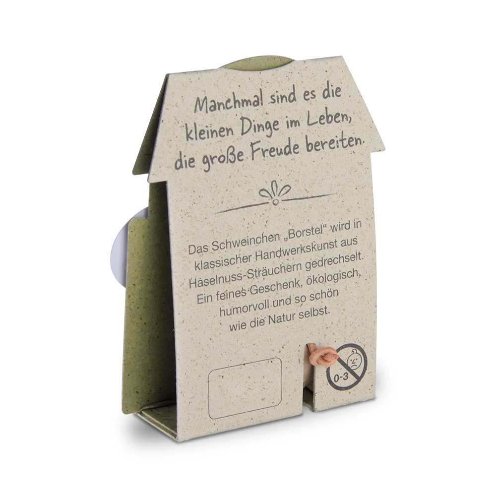 Glücksschweinchen mit Bollenhut: "...Black Forest"