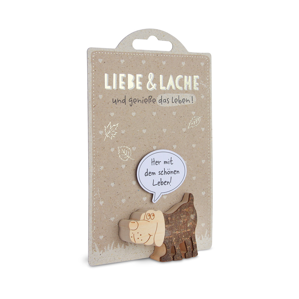 HappyAnimals - Liebe, Lache…, Hund: "Her mit…."