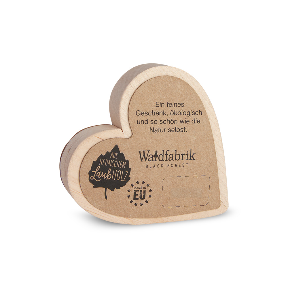 Rindenherz Yin-Yang Gr. 1: "Herzensmensch"