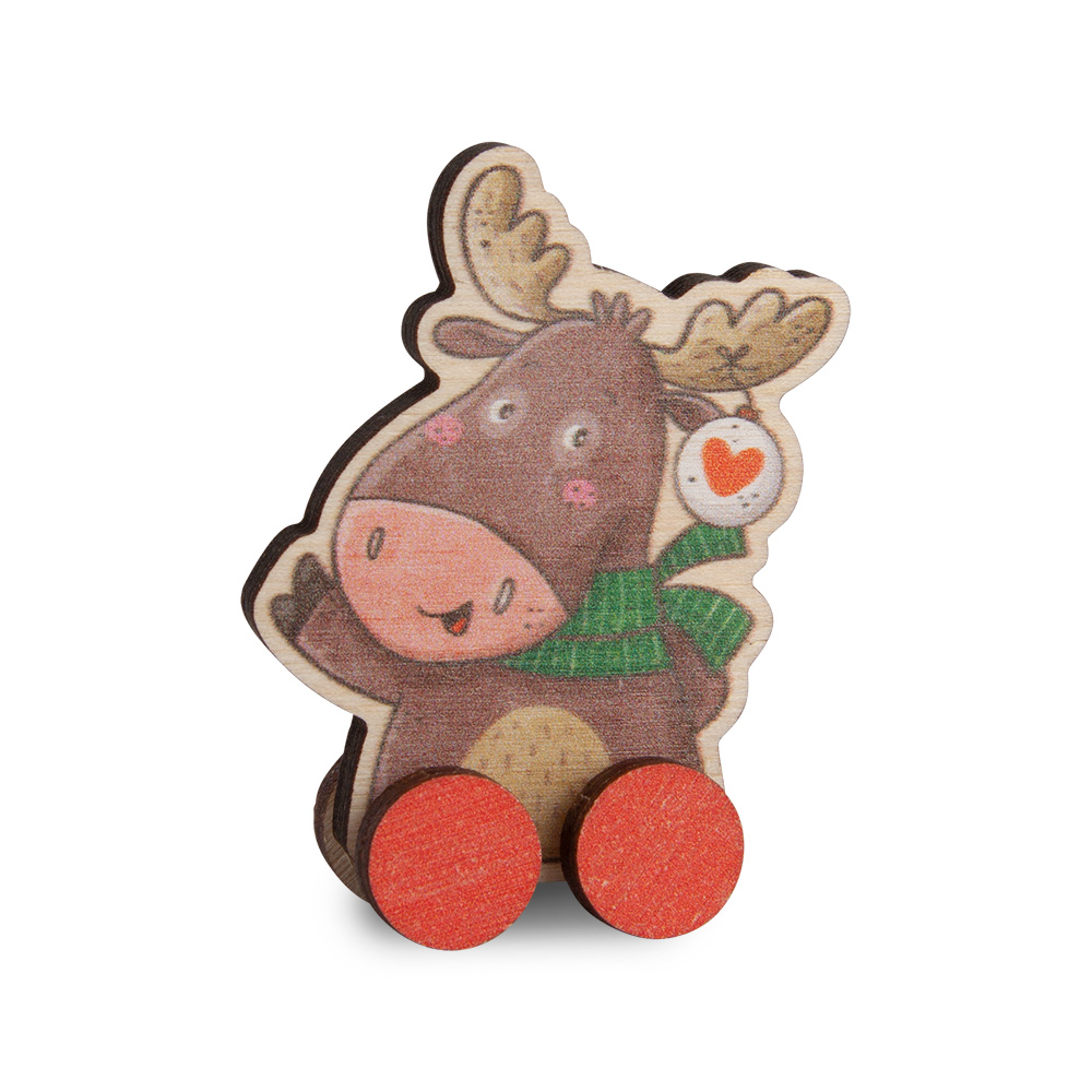 Rollies A - Weihnachten: Elch "Liebe Grüße zum..."