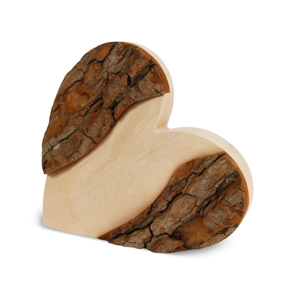 Rindenherz ohne Gravur