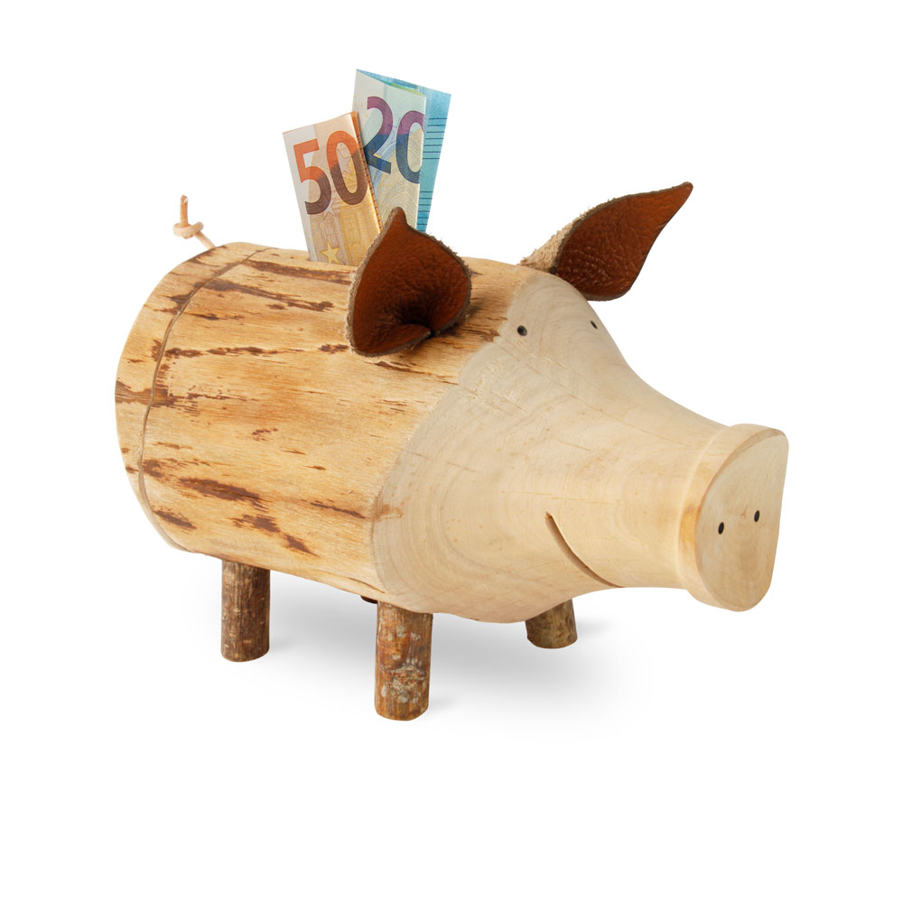 Sparschwein Rudi Gr. 2 ohne Rinde