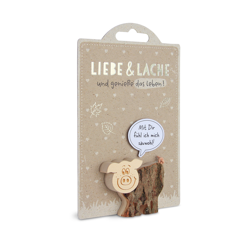 HappyAnimals - Liebe, Lache…, Schwein: "Mit Dir…"