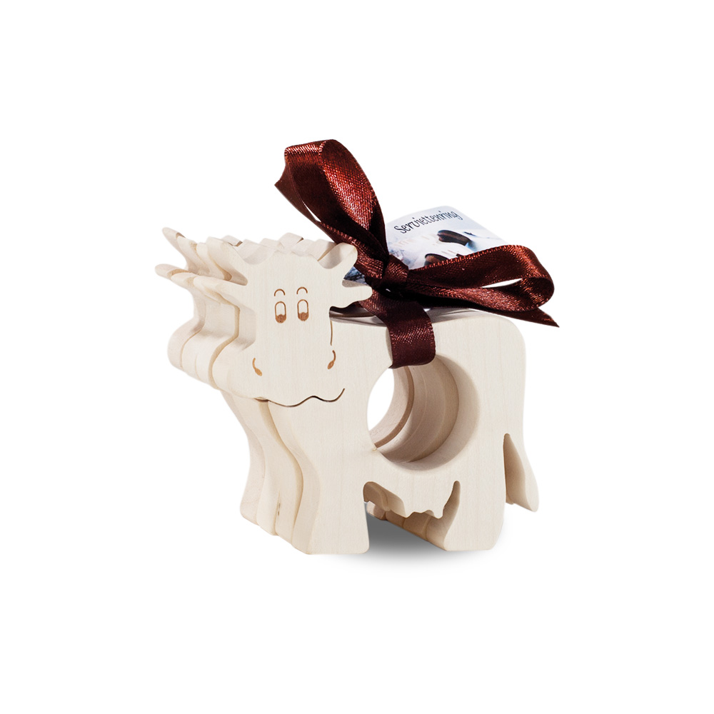 Set Servietten-Ringe 4-tlg.: Kuh