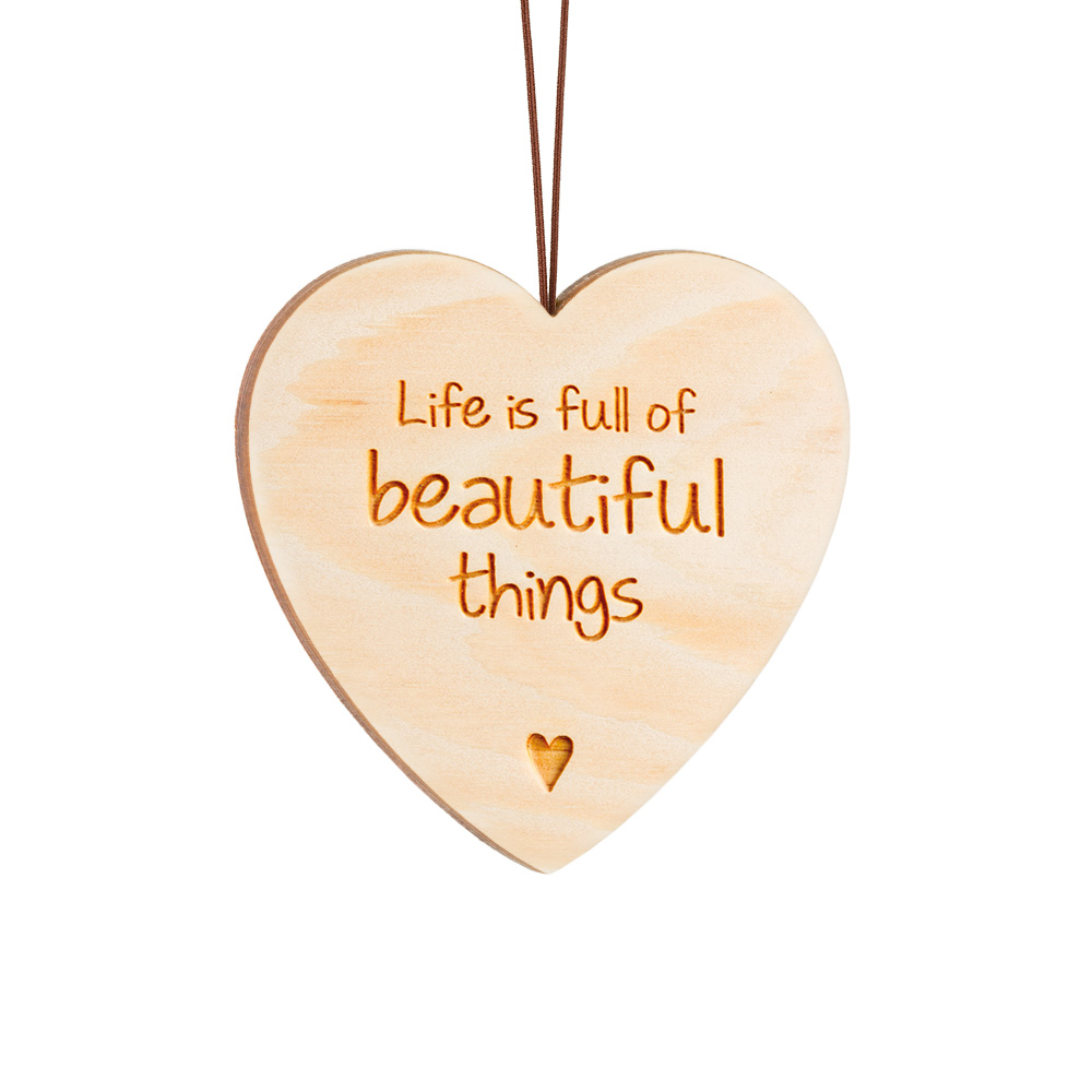 Anh. Zirben-Herz Typ 2: "Life is full of..."