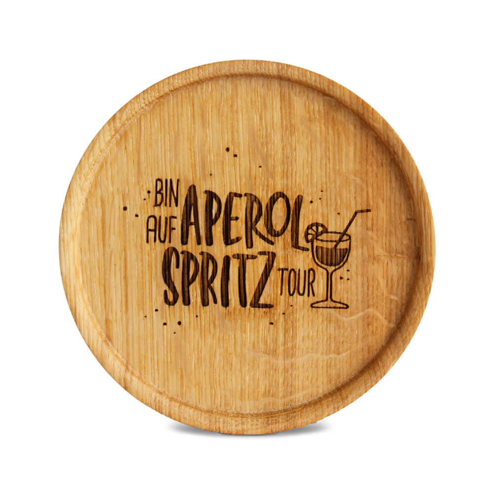 Untersetzer "Bin auf APEROL SPRITZ Tour"