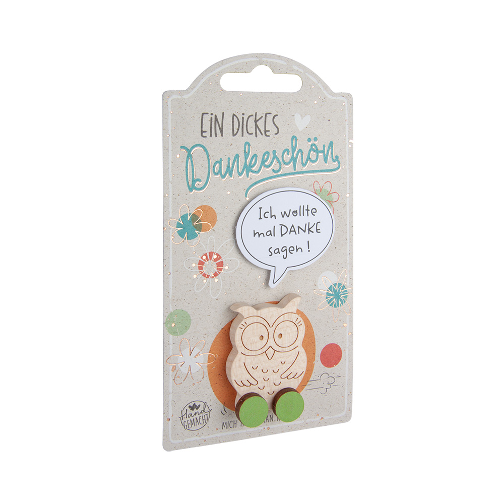 Rollies B - Dankeschön: Eule "...mal DANKE sagen!"