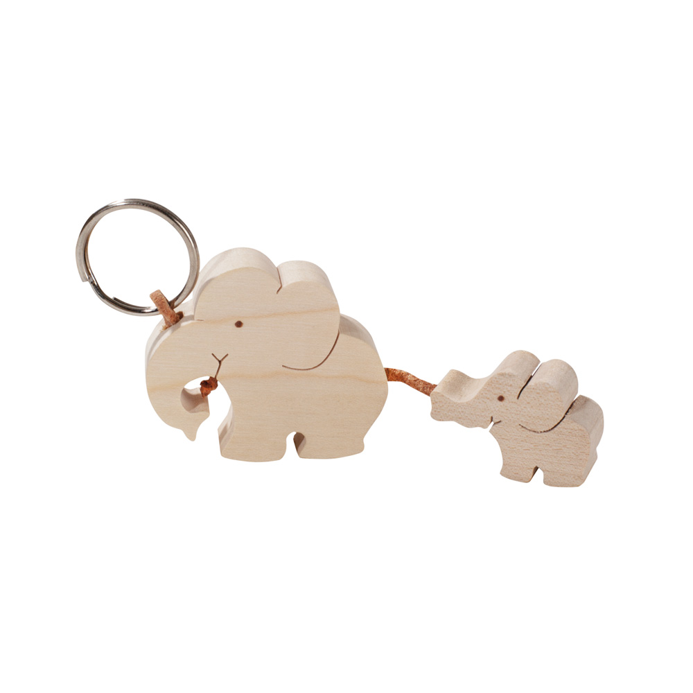 Schlüsselanhänger: Elefantenfamilie