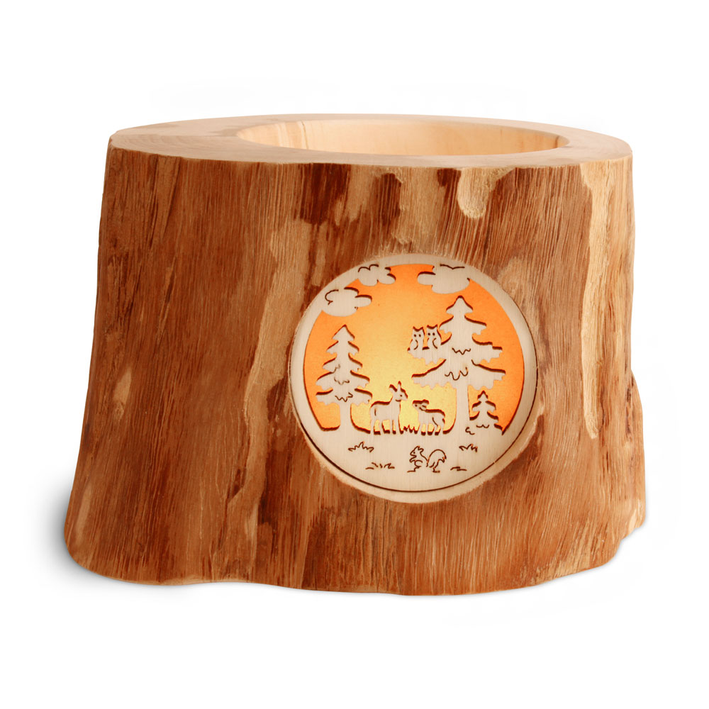 Stimmungsleuchter Gr. 1 ohne Rinde, 3 Jahresm...