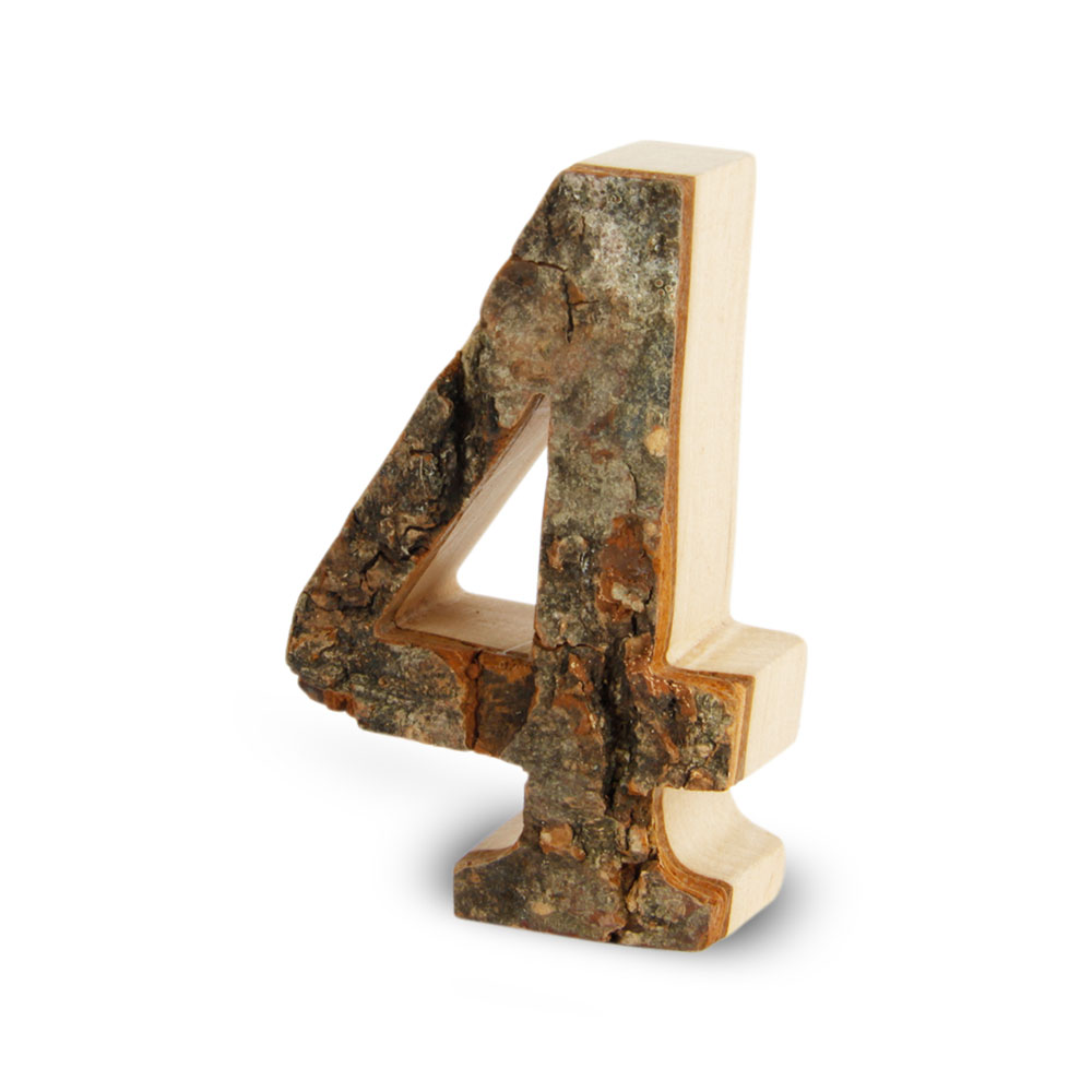 Holzzahl mit Rinde: 4