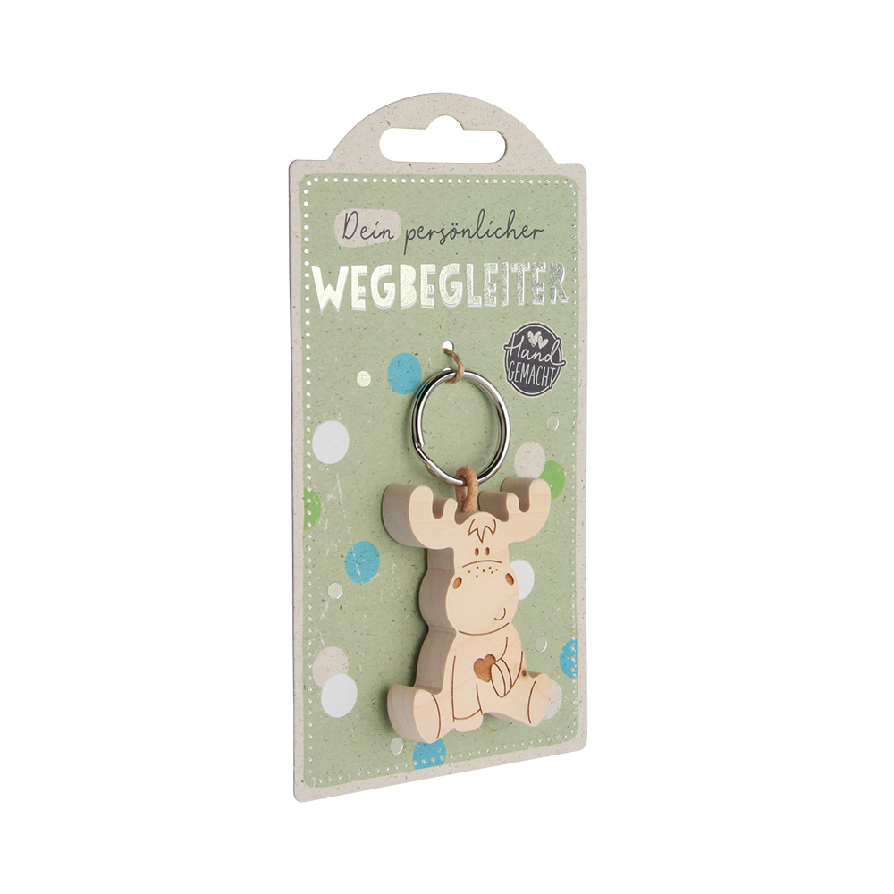 LuckyKeys: Elch sitzend