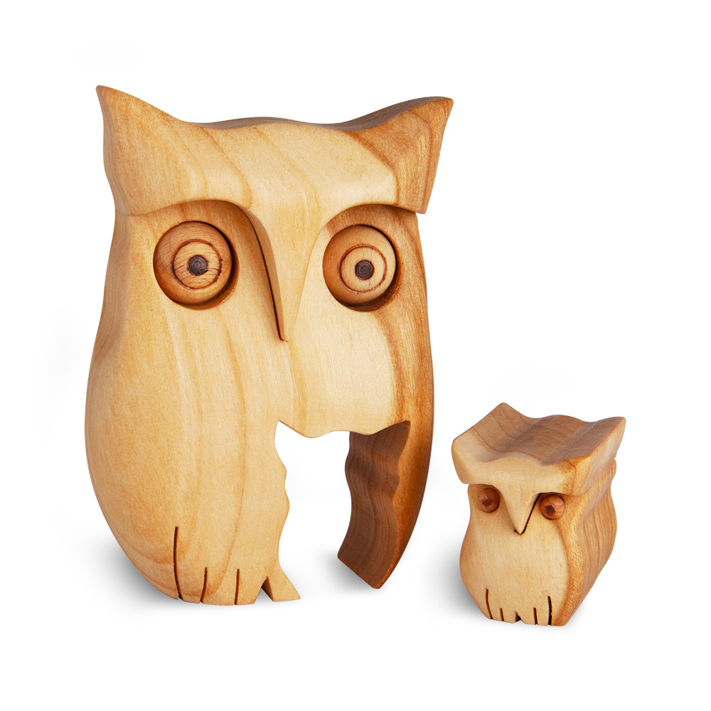 Eule Gr. 3 mit einem Kind