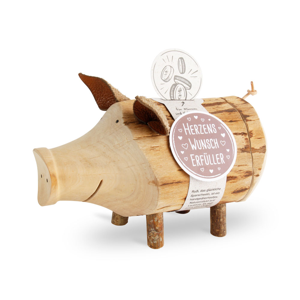 Sparschwein Rudi Gr. 2 ohne Rinde