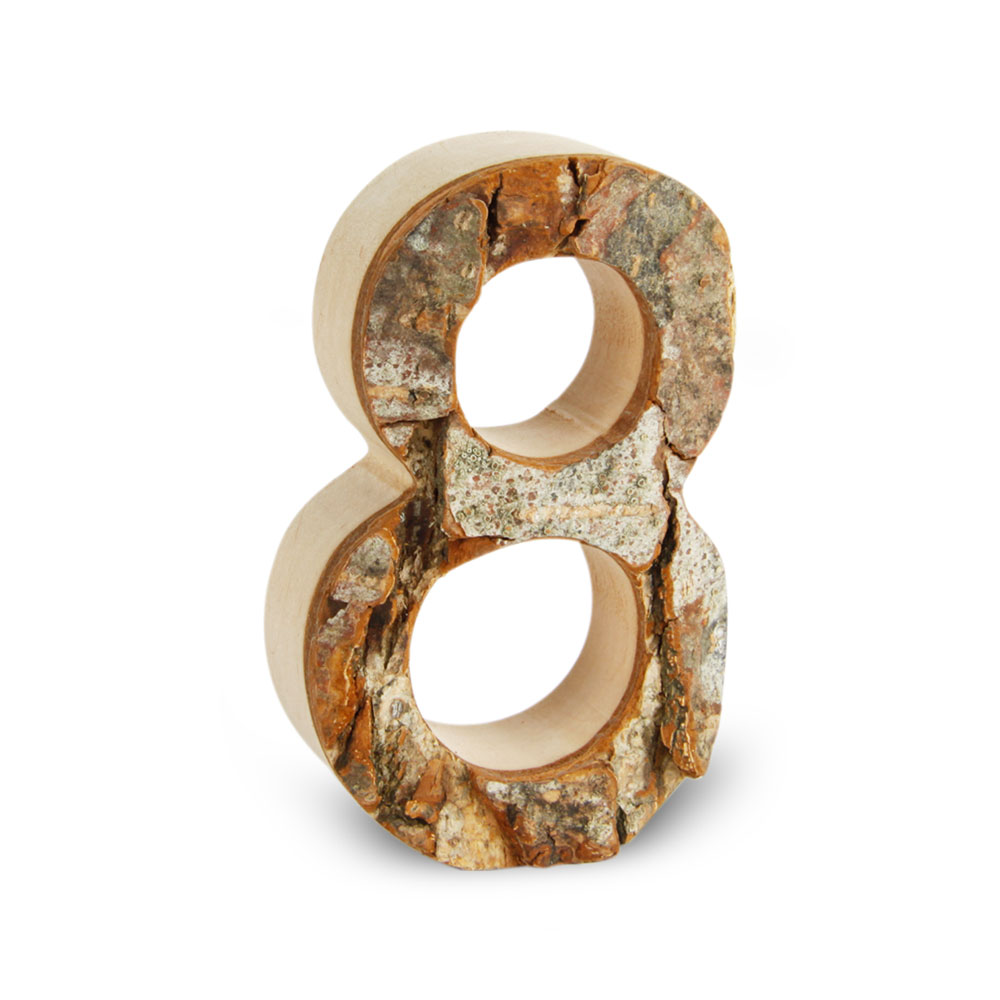 Holzzahl mit Rinde: 8