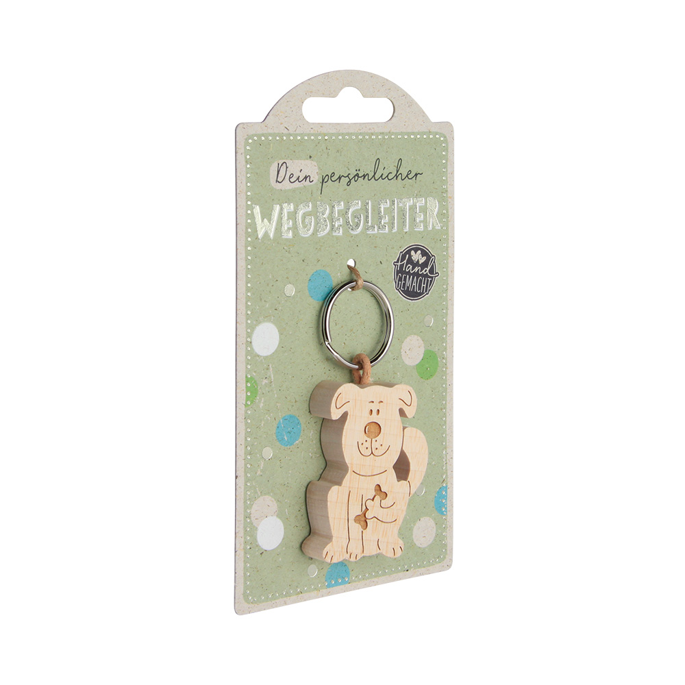 LuckyKeys: Hund sitzend