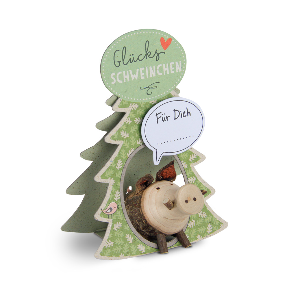 Glücksschweinchen Wildschweinchen: "Für Dich…"