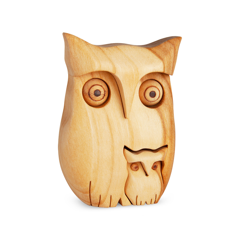 Eule Gr. 3 mit einem Kind