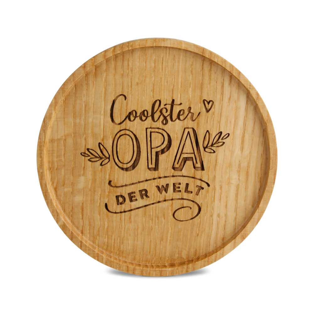 Untersetzer "Coolster Opa der Welt"